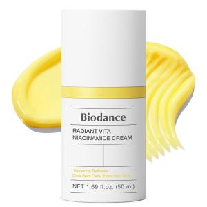 imageBIODANCE Radiant Vita Niacinamide Cream Brightening Dark Spot Correcting Facial Moisturizer  169 floz 50ml